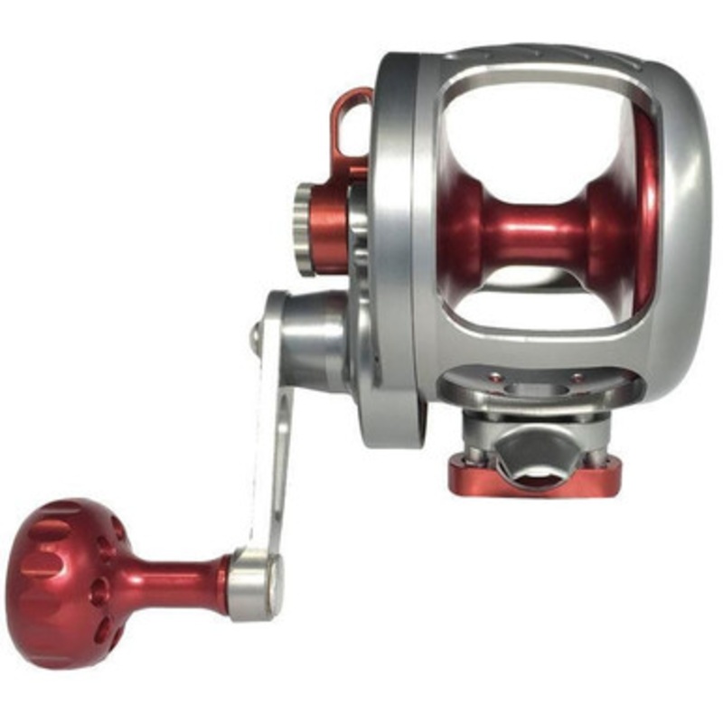 Seigler Reels R109R OS Offshore Small Conventional Reel - Smoke/Red