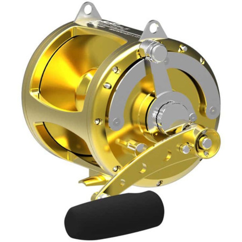 Avet EXW 80/2 Two-Speed Lever Drag Big Game Reel Gold