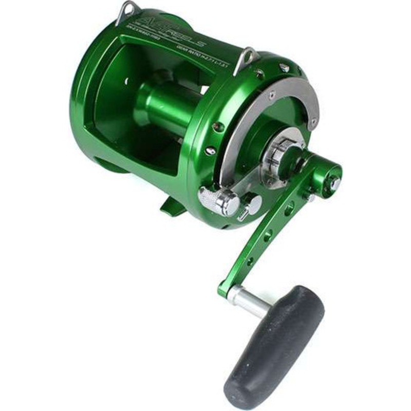 Avet EXW 80/2 Two-Speed Lever Drag Big Game Reel Green