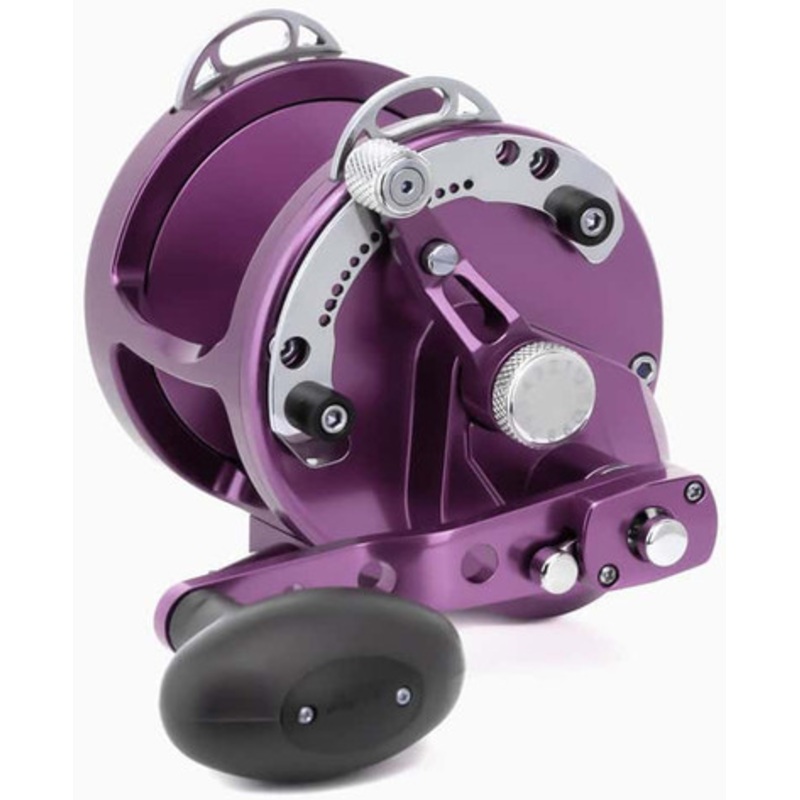 Avet HX 5/2 MC Two-Speed Lever Drag Conventional Reels Purple