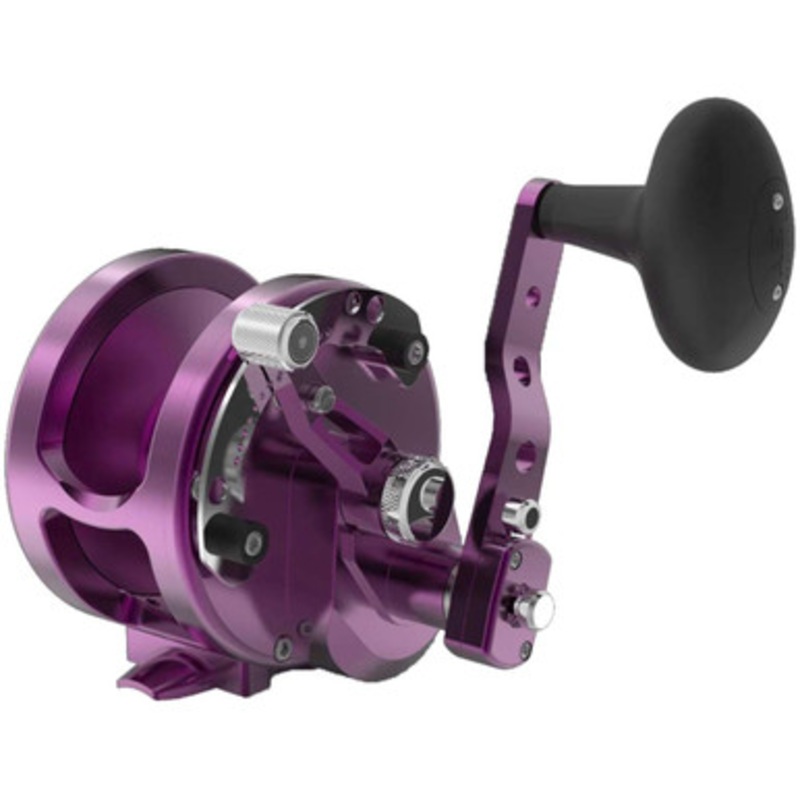 Avet HXJ 5/2 MC Two Speed Lever Drag Conventional Reel Purple