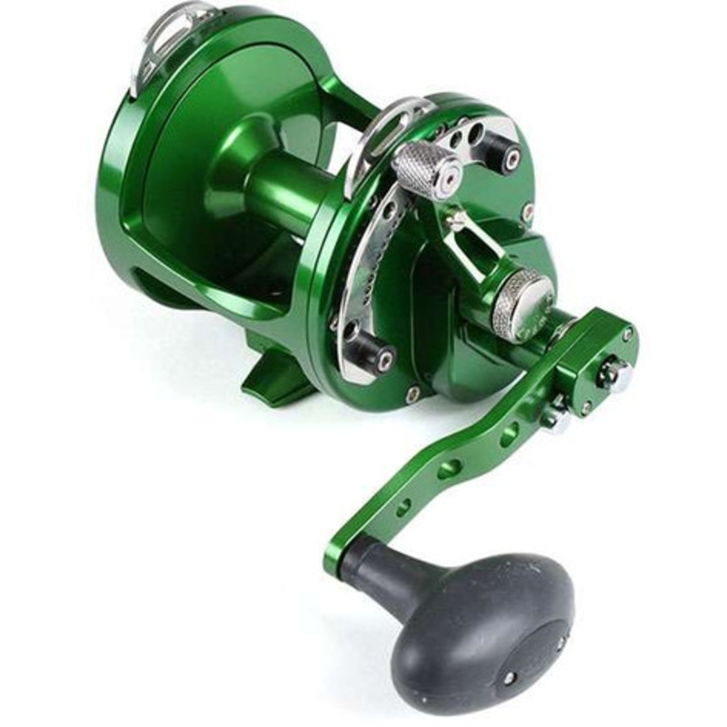 Avet HXW 5/2 Two-Speed Lever Drag Conventional Reel Green