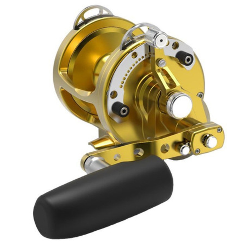 Avet HXW Raptor 3-Speed Lever Drag Conventional Reel - Gold