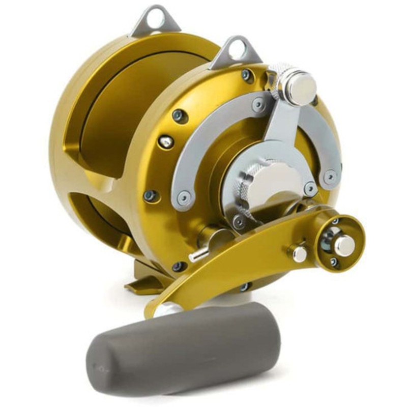Avet EX 50/2 Two-Speed Lever Drag Big Game Reels Gold
