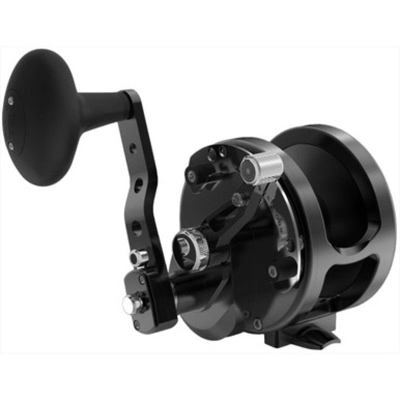 Avet HXJ 5/2 MC RAPTOR 2-Speed Conventional Reel Black - Left-Hand
