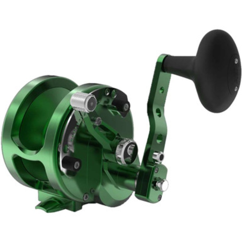 Avet HXJ 5/2 MC Two Speed Lever Drag Conventional Reel Green