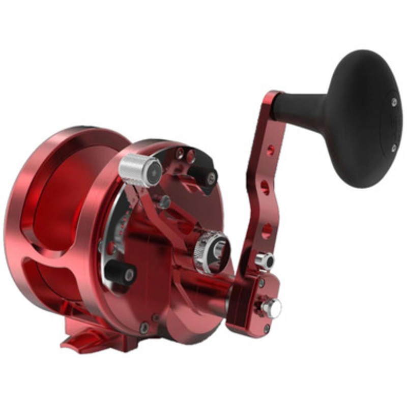Avet HXJ 5/2 MC Two Speed Lever Drag Conventional Reel Red