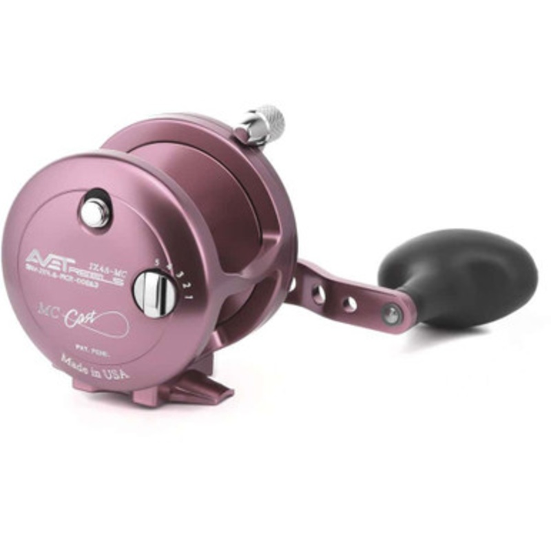 Avet JX 4.6 MC Single Speed Lever Drag Conventional Reel Pink