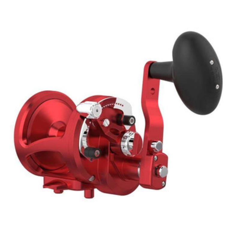 Avet MXL 6/3 MC Raptor Plus RH Lever Drag Conventional Reel - Red