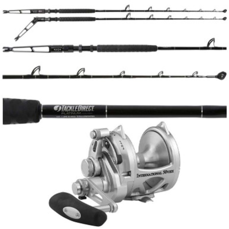 Penn International 50VISXS / TackleDirect TDPS645080WTSIN-Terminator Standup Combo