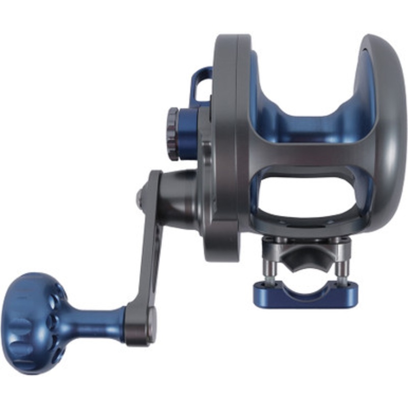 Seigler Reels R107R OS Offshore Small Conventional Reel - Smoke/Blue