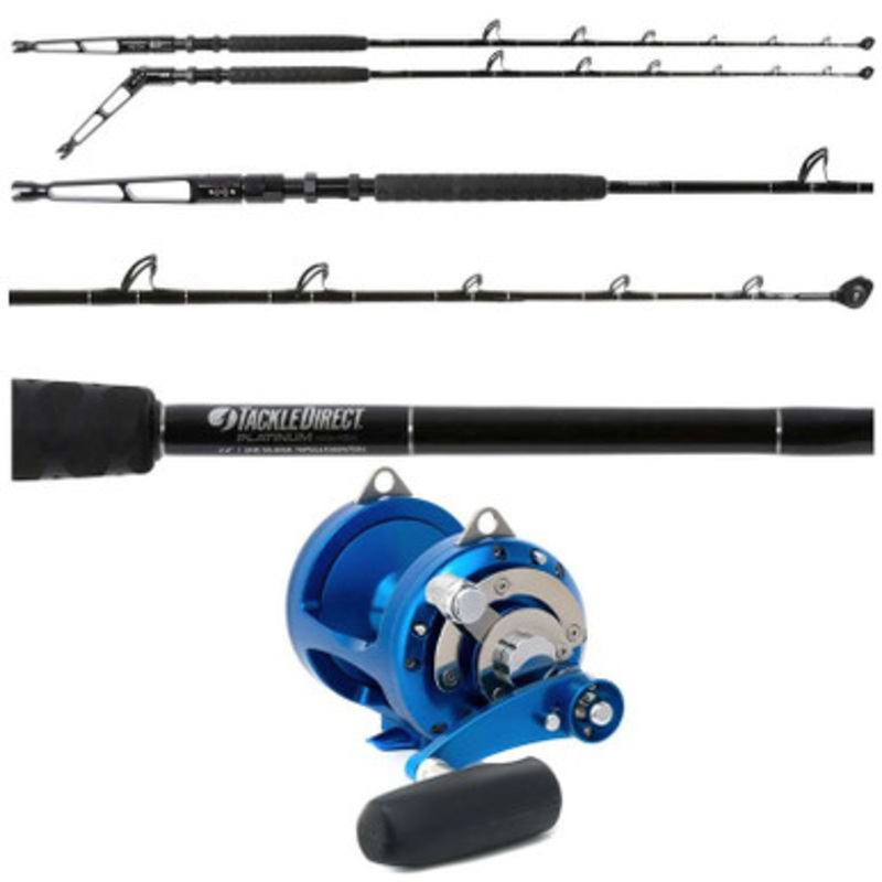 Avet EXW 30/2 Blue / TackleDirect TDPS643050WTSIN-Terminator Standup Combo