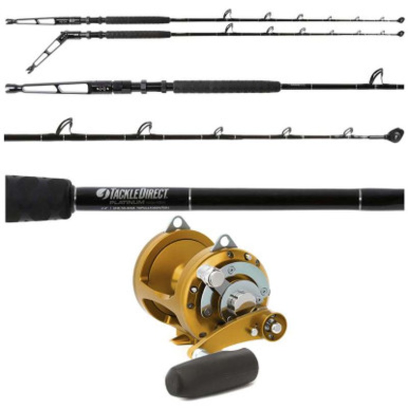 Avet EXW 30/2 Gold / TackleDirect TDPS643050WTSIN-Terminator Standup Combo