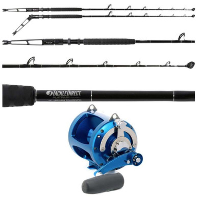 Avet EXW 50/2 Blue / TackleDirect TDPS645080WTSIN-Terminator Standup Combo