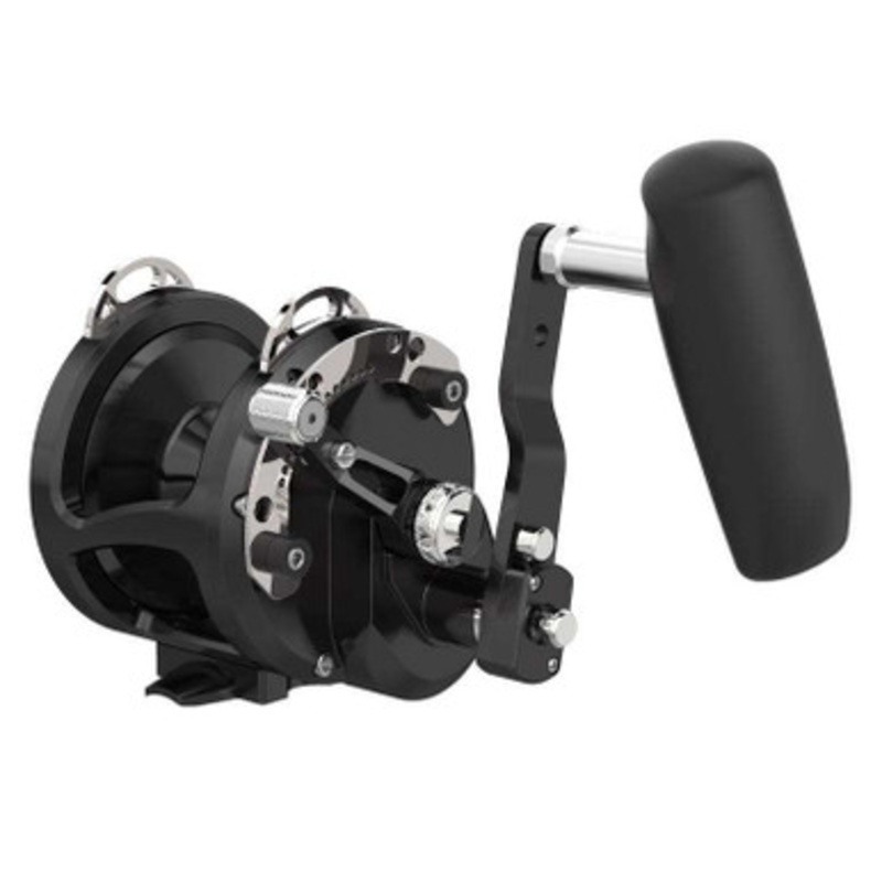 Avet HX 5/2 MC Raptor Plus RH Lever Drag Conventional Reel - Black