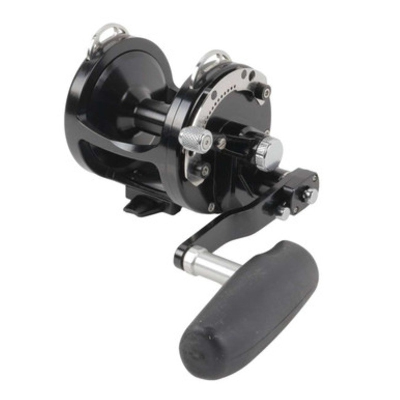 Avet HXW 5/2 RAPTOR R/H Two-Speed Lever Drag Conventional Reel - Black
