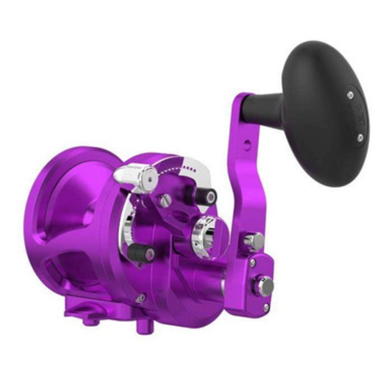 Avet MXJ 6/3 MC Raptor Plus RH Lever Drag Conventional Reel - Purple