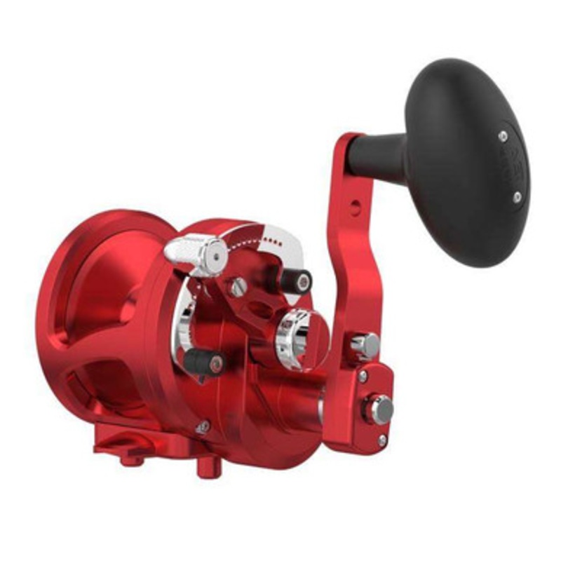 Avet MXJ 6/3 MC Raptor Plus RH Lever Drag Conventional Reel - Red