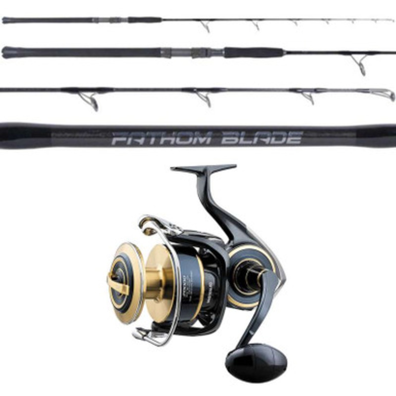 Daiwa 2020 Saltiga SALTIGA10000H / OTI Fathom Blade FB58400S Spinning Jigging Combo