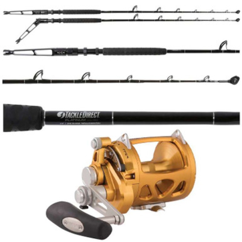 Penn International 30VISW / TackleDirect TDPS643050WTSIN-Terminator Standup Combo
