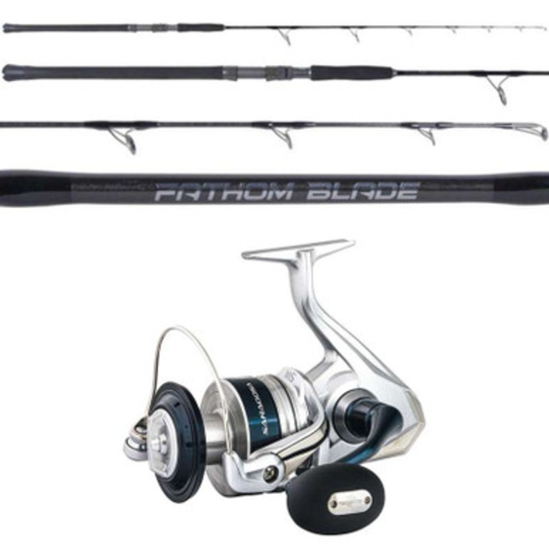 Shimano Saragosa SW A SRG10000SWAPG / OTI Fathom Blade FB58400S Spinning Jigging Combo