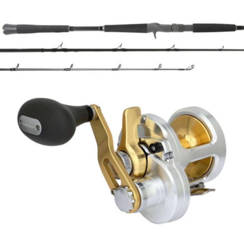 Shimano Talica TAC10 Lever Drag / OTI-PBI701MHFC Pitch Black In. Combo