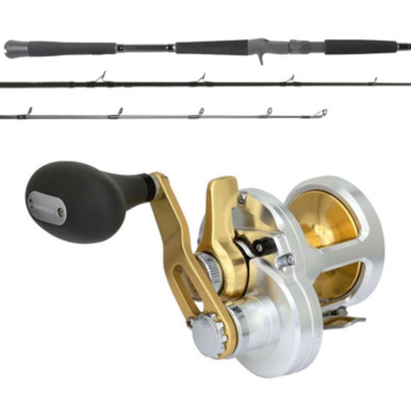 Shimano Talica TAC8 Lever Drag / OTI-PBI701HFC Pitch Black Insh. Combo