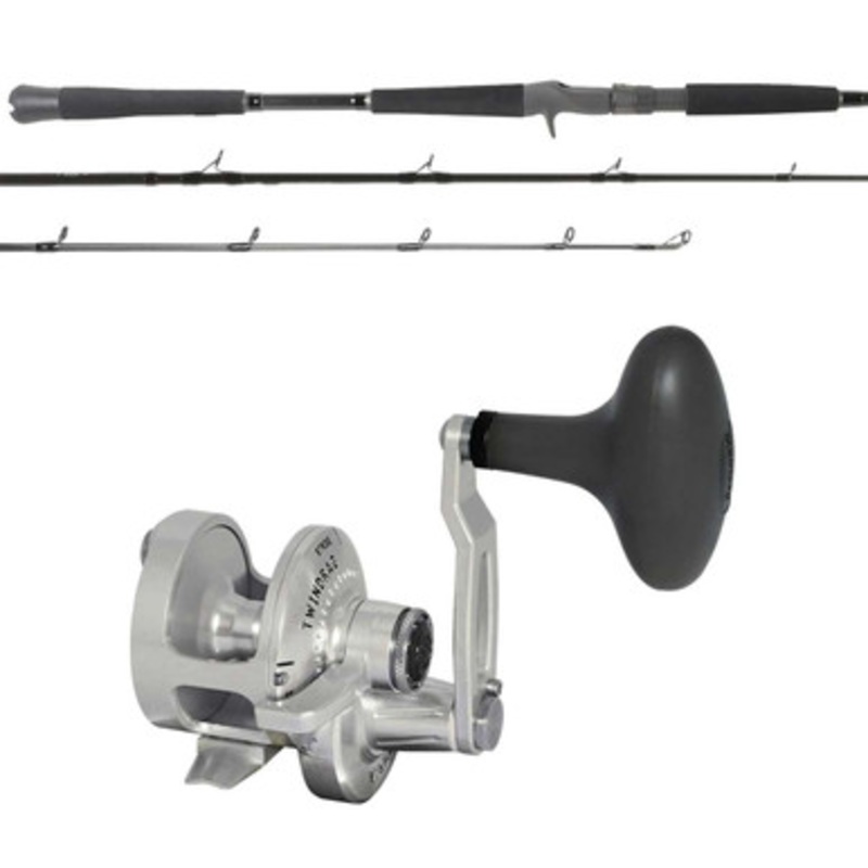 Accurate Valiant BV-300C-S / OTI-PBI701HFC Pitch Black Inshore Combo