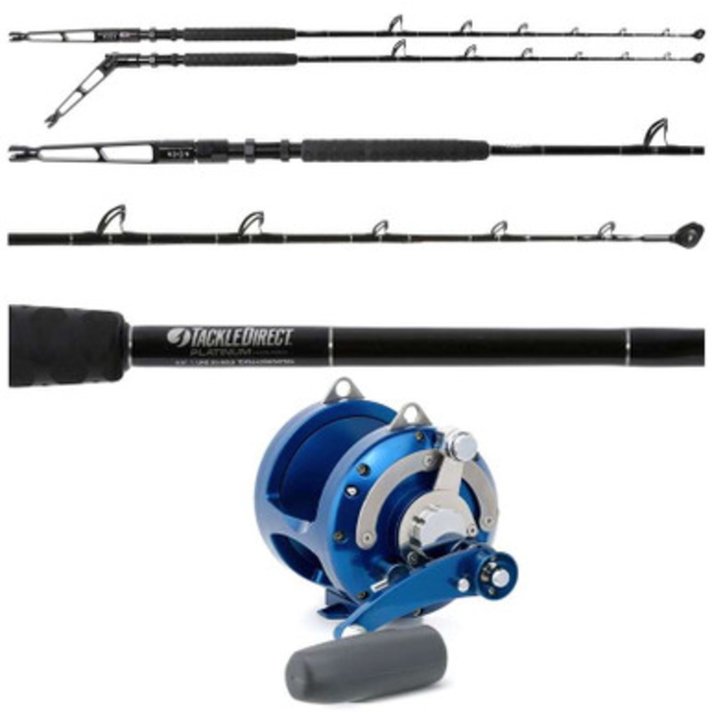 Avet EX 50/2 Blue / TackleDirect TDPS645080WTSIN-Terminator Standup Combo