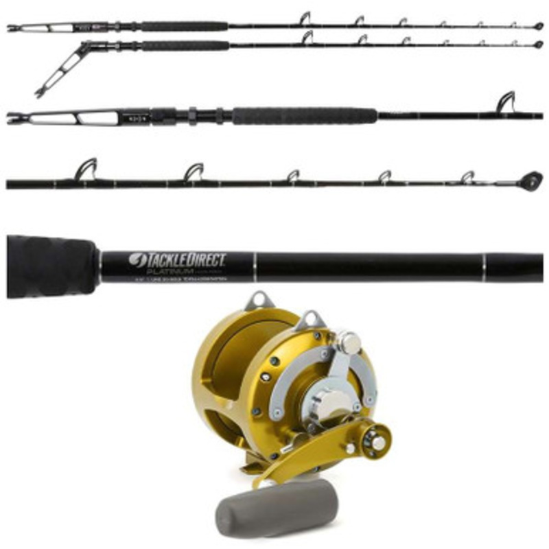 Avet EX 50/2 Gold / TackleDirect TDPS645080WTSIN-Terminator Standup Combo