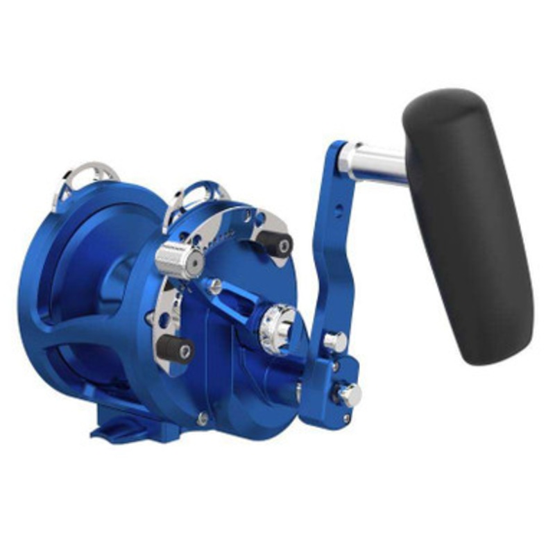 Avet HX 5/2 MC Raptor Plus RH Lever Drag Conventional Reel - Blue