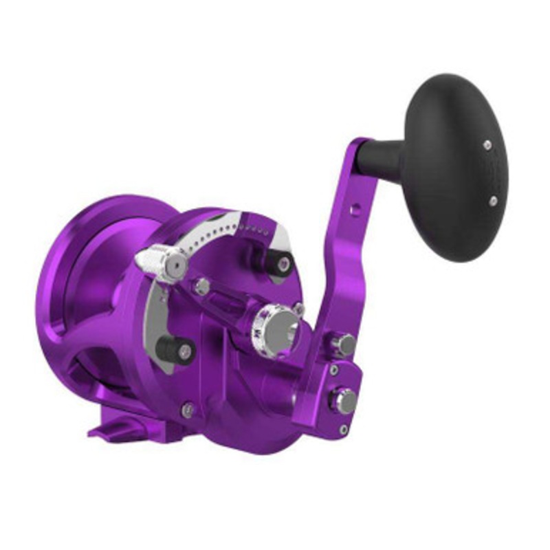 Avet JX 6/3 MC Raptor Plus RH Lever Drag Conventional Reel - Purple