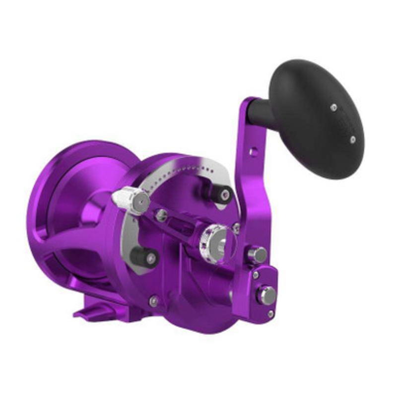 Avet LX 6/3 MC Raptor Plus RH Lever Drag Conventional Reel - Purple