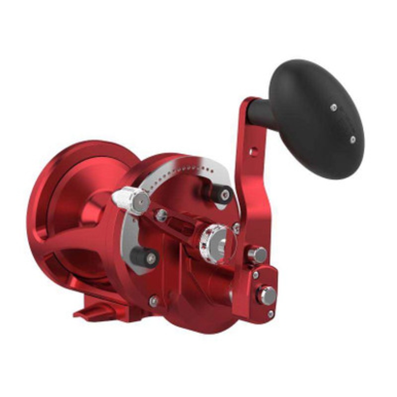 Avet LX 6/3 MC Raptor Plus RH Lever Drag Conventional Reel - Red
