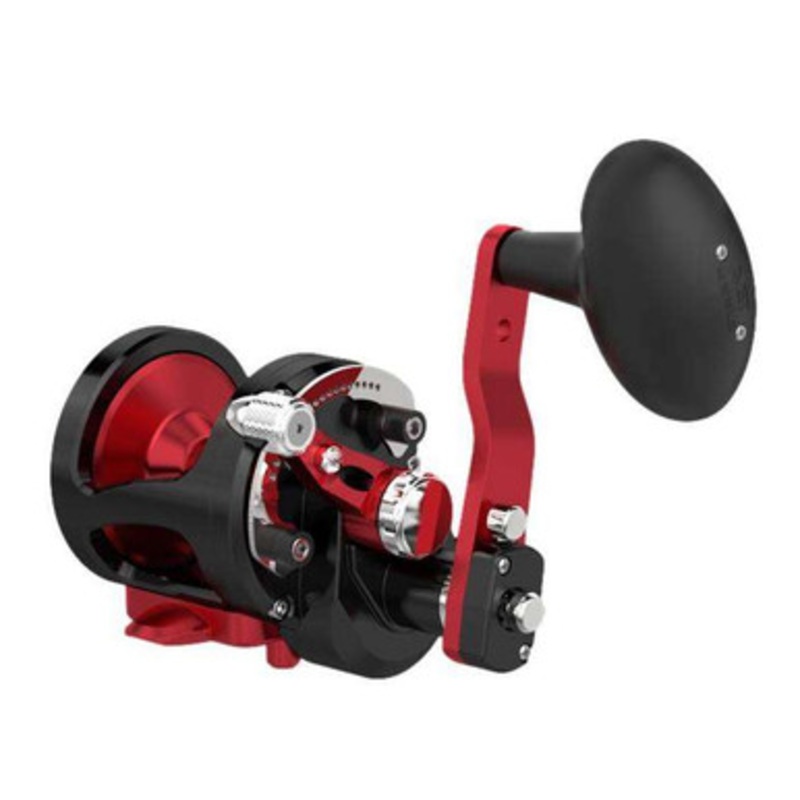 Avet SX 6/3 MC Raptor Plus RH Lever Drag Conventional Reel - Black/Red