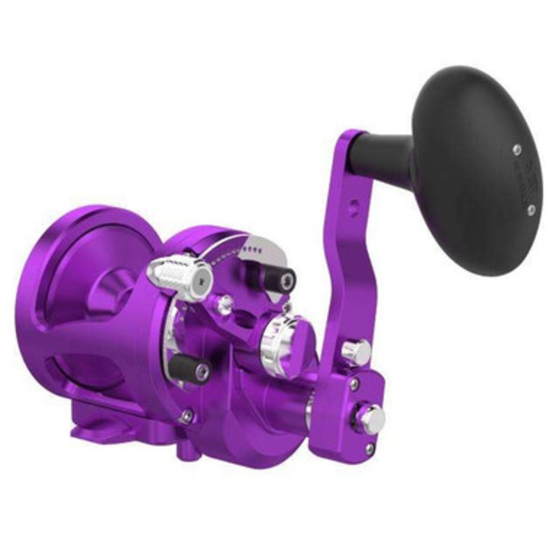 Avet SX 6/3 MC Raptor Plus RH Lever Drag Conventional Reel - Purple