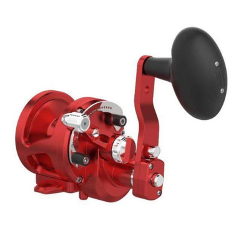 Avet SXJ 6/3 MC Raptor Plus RH Lever Drag Conventional Reel - Red