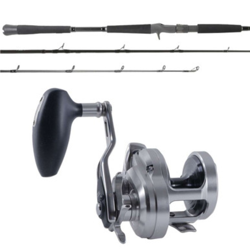 Shimano Ocea Jigger OCEAJG1500HG / OTI-PBI701HFC Pitch Black Combo