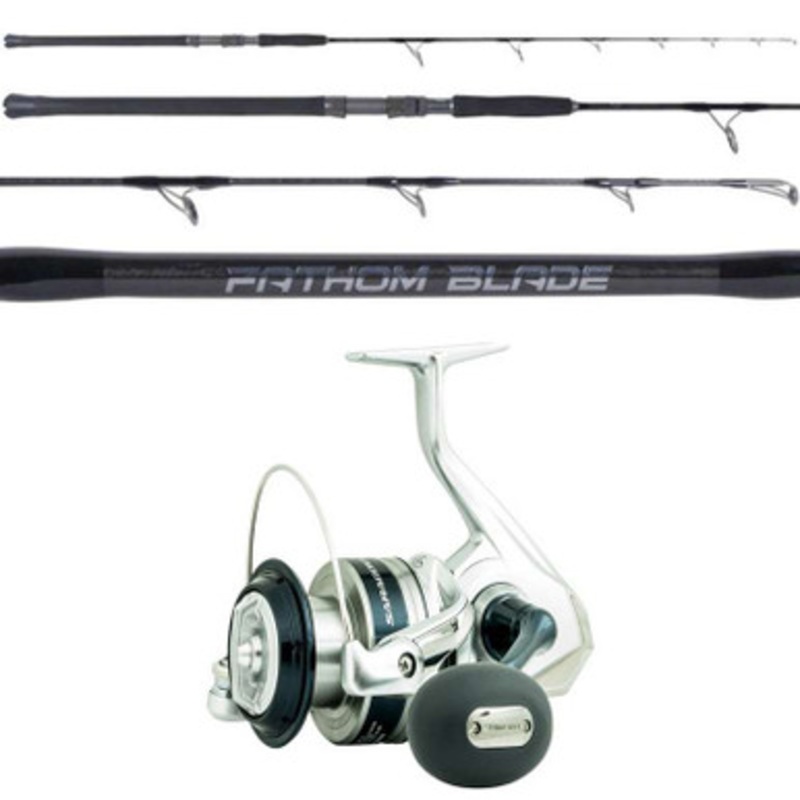 Shimano Saragosa SW A SRG20000SWAPG / OTI Fathom Blade FB58400S Spinning Jigging Combo