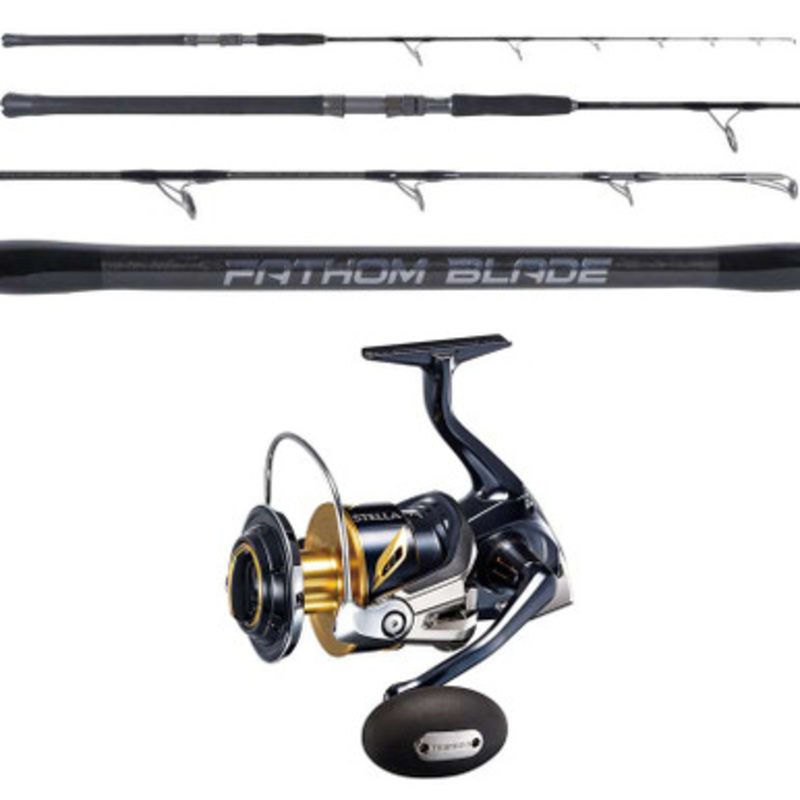 Shimano Stella SW C STLSW10000PGC / OTI Fathom Blade FB510300S Spinning Jigging Combo