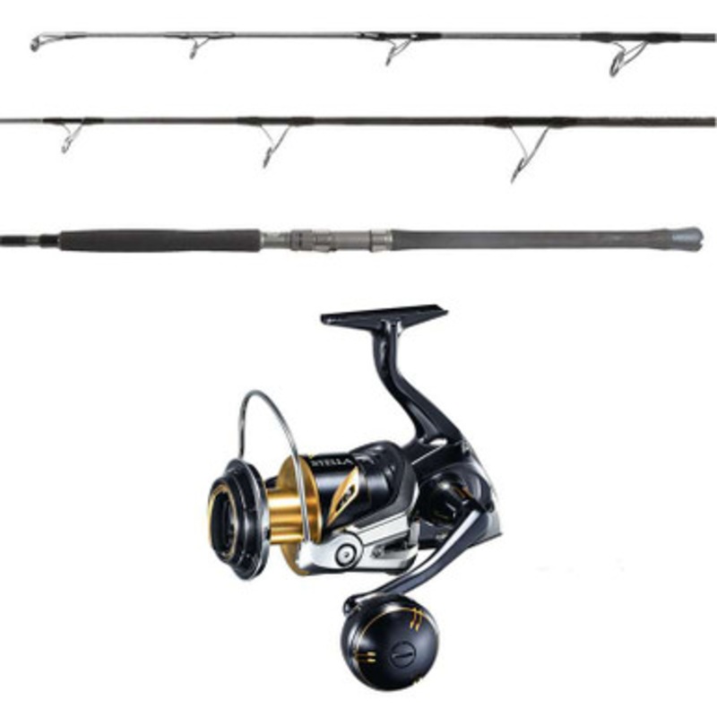 Shimano Stella SW C STLSW8000HGC / OTI TS2 TS27102540 Popping Combo