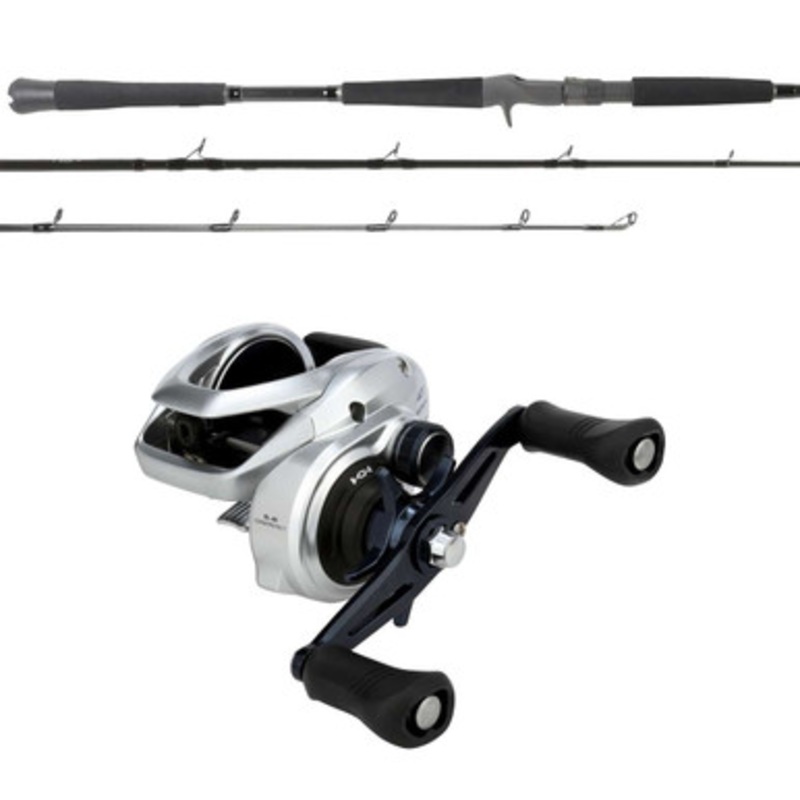 Shimano Tranx TRX401A / OTI-PBI701MHFC Pitch Black Inshore Combo