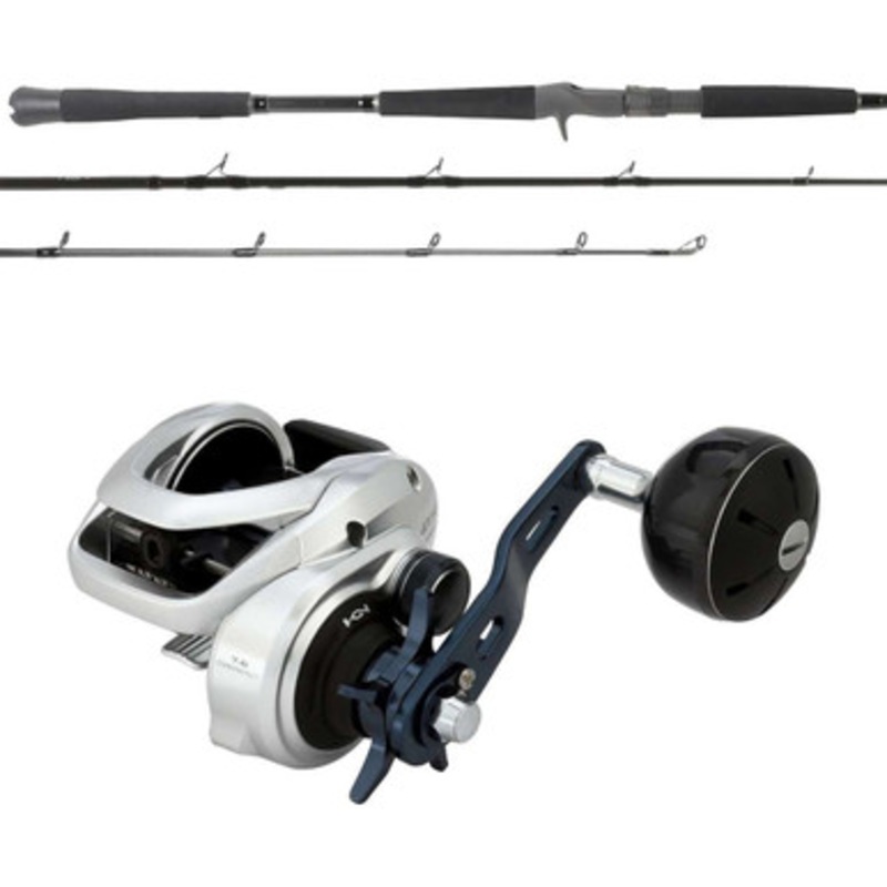 Shimano Tranx TRX401AHG / OTI-PBI701MHFC Pitch Black Inshore Combo