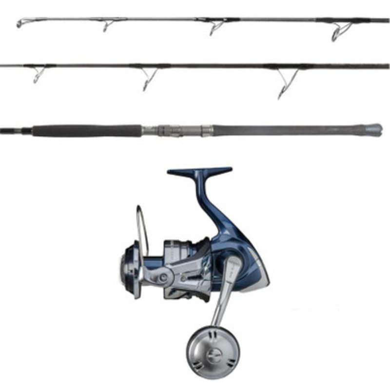 Shimano TwinPower SW C TPSW8000HGC / OTI TS2 TS27102540 Popping Combo