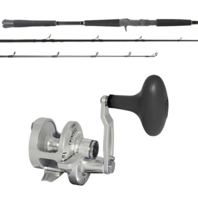 Accurate Valiant BV-300CL-S / OTI-PBI701MHFC Pitch Black Inshore Combo