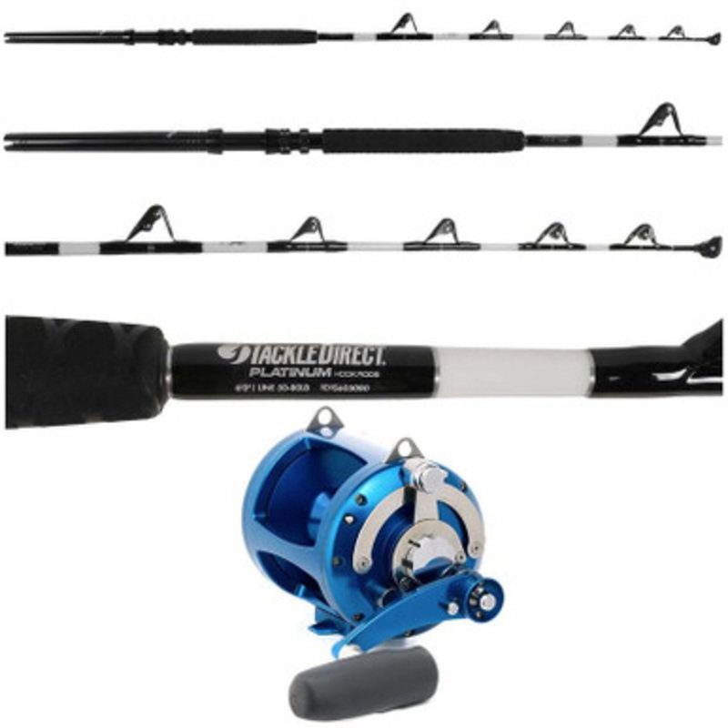 Avet EXW 50/2 Blue / TackleDirect TDTS605080 Combo