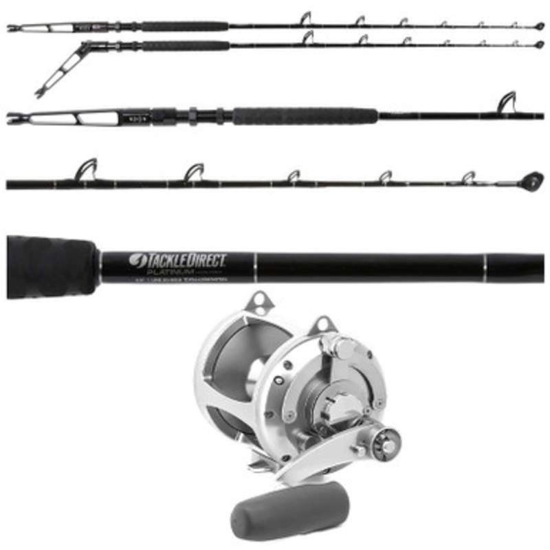 Avet EXW 50/2 Gold / TackleDirect TDPS645080WTSIN-Terminator Standup Combo