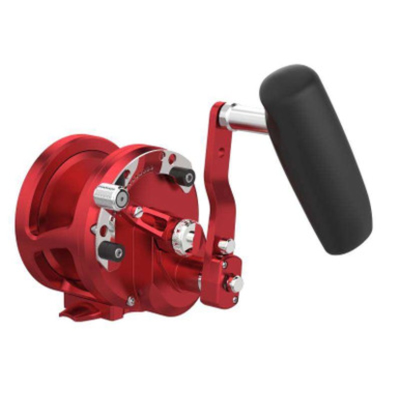 Avet HXJ 3 MC Raptor Plus RH Lever Drag Conventional Reel - Red