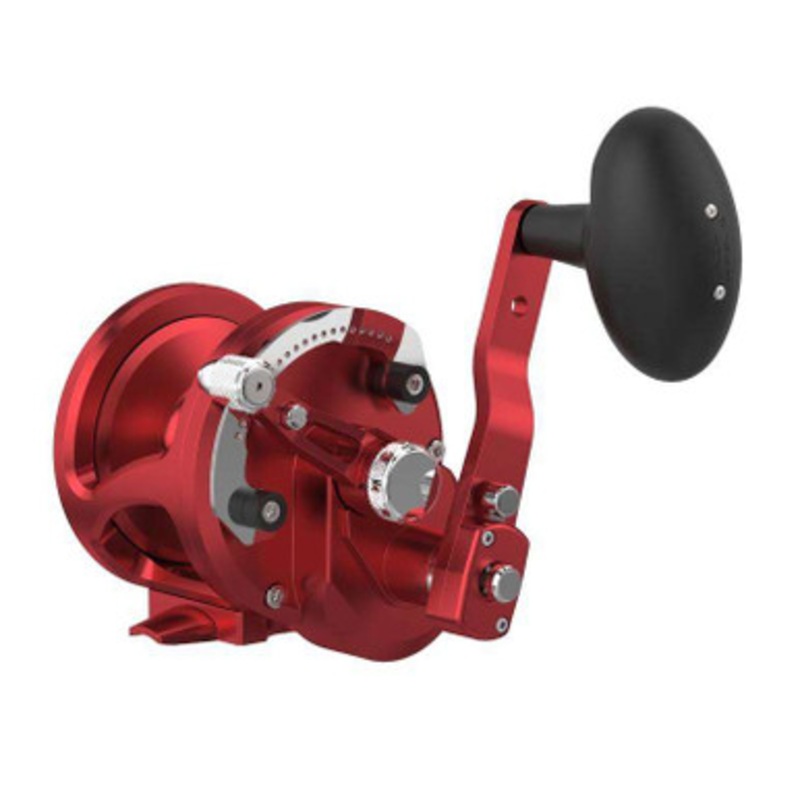 Avet JX 6/3 MC Raptor Plus RH Lever Drag Conventional Reel - Red
