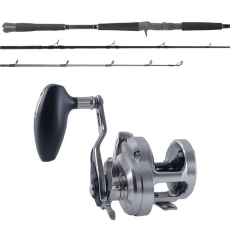 Shimano Ocea Jigger OCEAJG1500PG / OTI-PBI701MHFC Pitch Black Combo